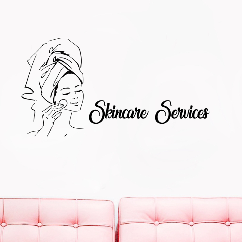 Skincare Quote - Spa Zeichen Gesichtsbehandlungen Zitieren Körper Massage