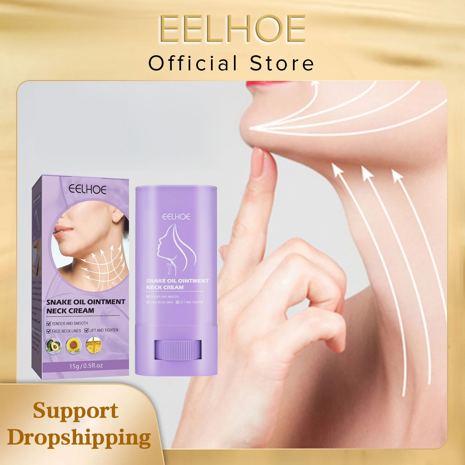 Peptide Neck Cream - Eelhoe Hals straffende Creme Straffung aufhellende