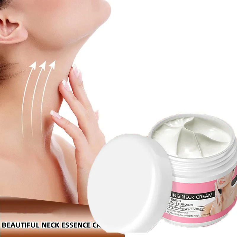 Peptide Neck Cream - Retinol Halsstraffungscreme Faltenentferner Lifting-Hautformungscreme Aufhellende Anti-Aging