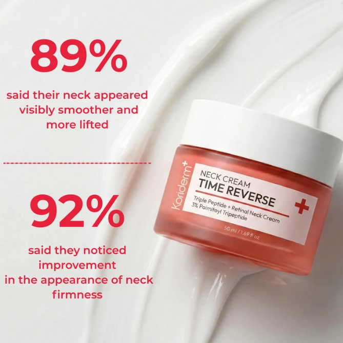 50ml Koreanische Koriderm Time – Peptide Neck Cream Bewertung und Preis