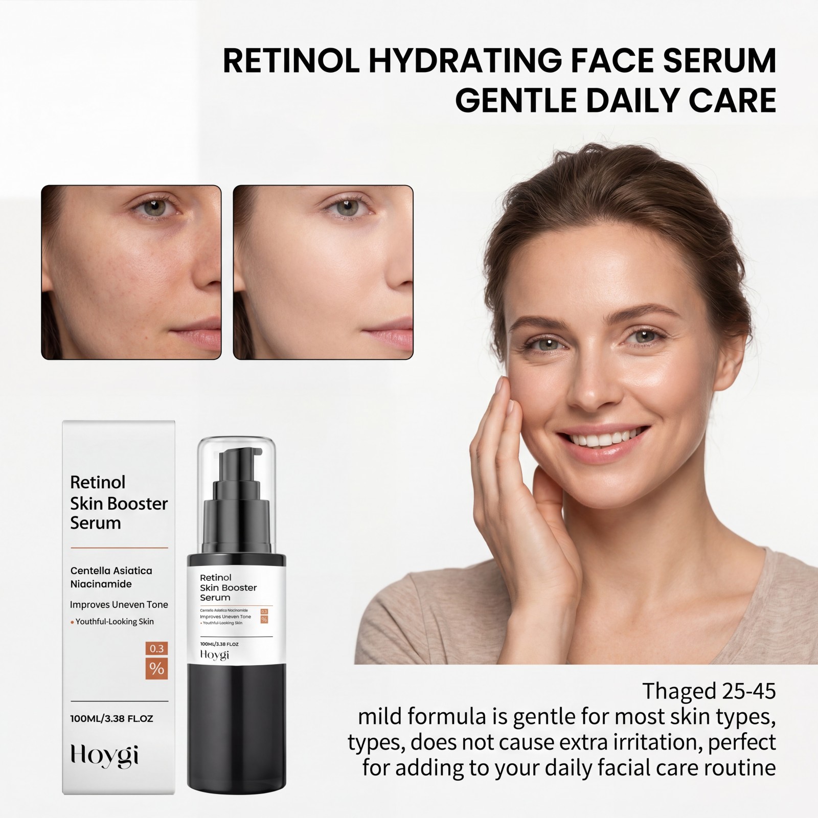 100ml Retinol Hautpflege-Boost – Skincare Ingredients Bewertung und Preis