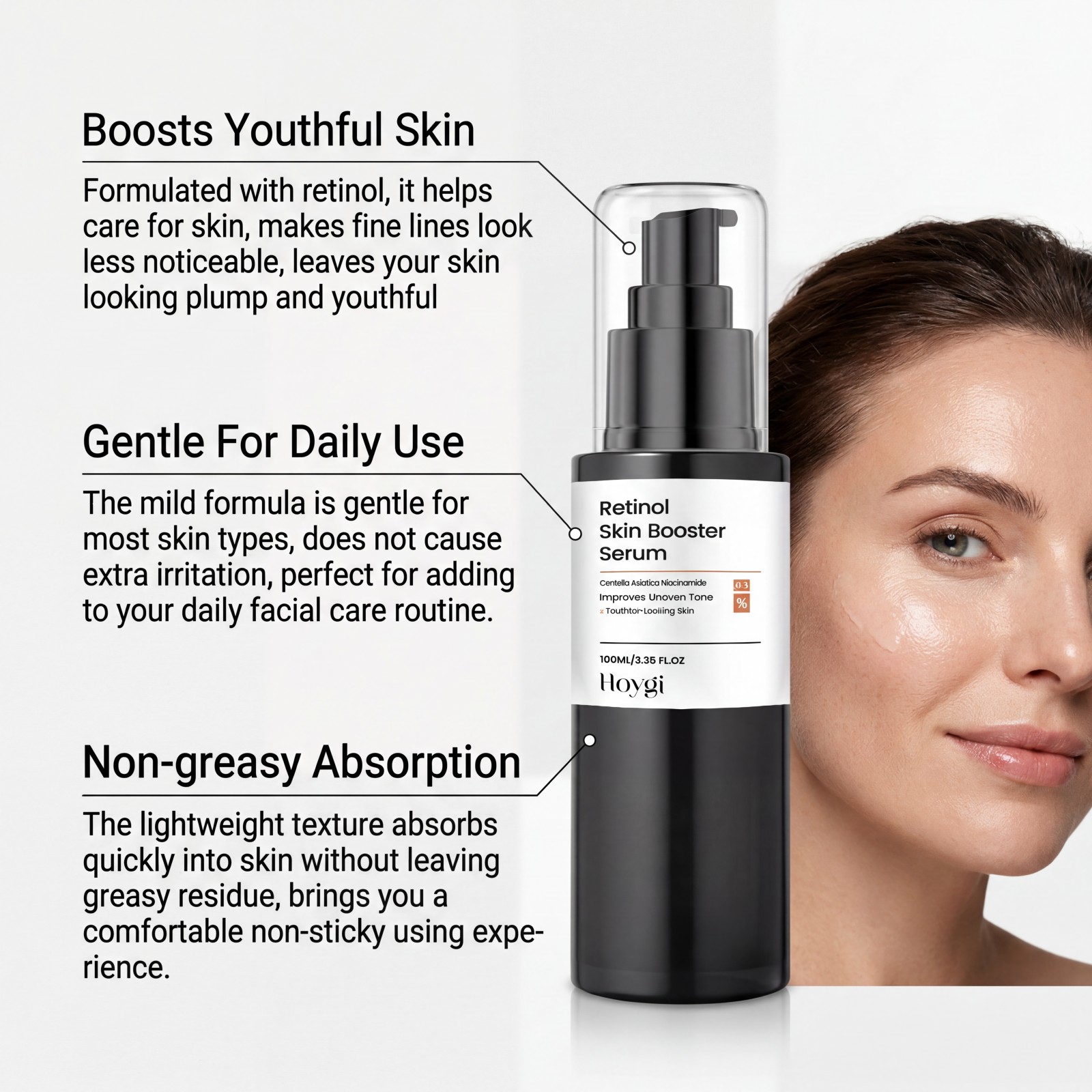 100ml Retinol Hautpflege-Boost – Skincare Ingredients Bewertung und Preis
