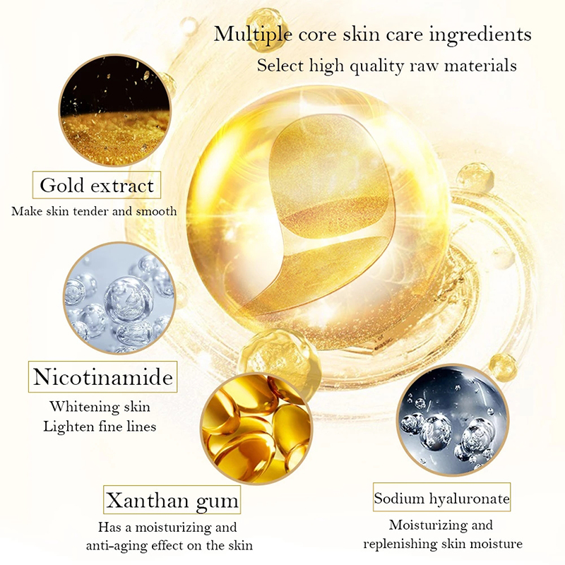 5/10/20/30 Paar Kristall Gold  – Collagen Sheet Mask Bewertung und Preis