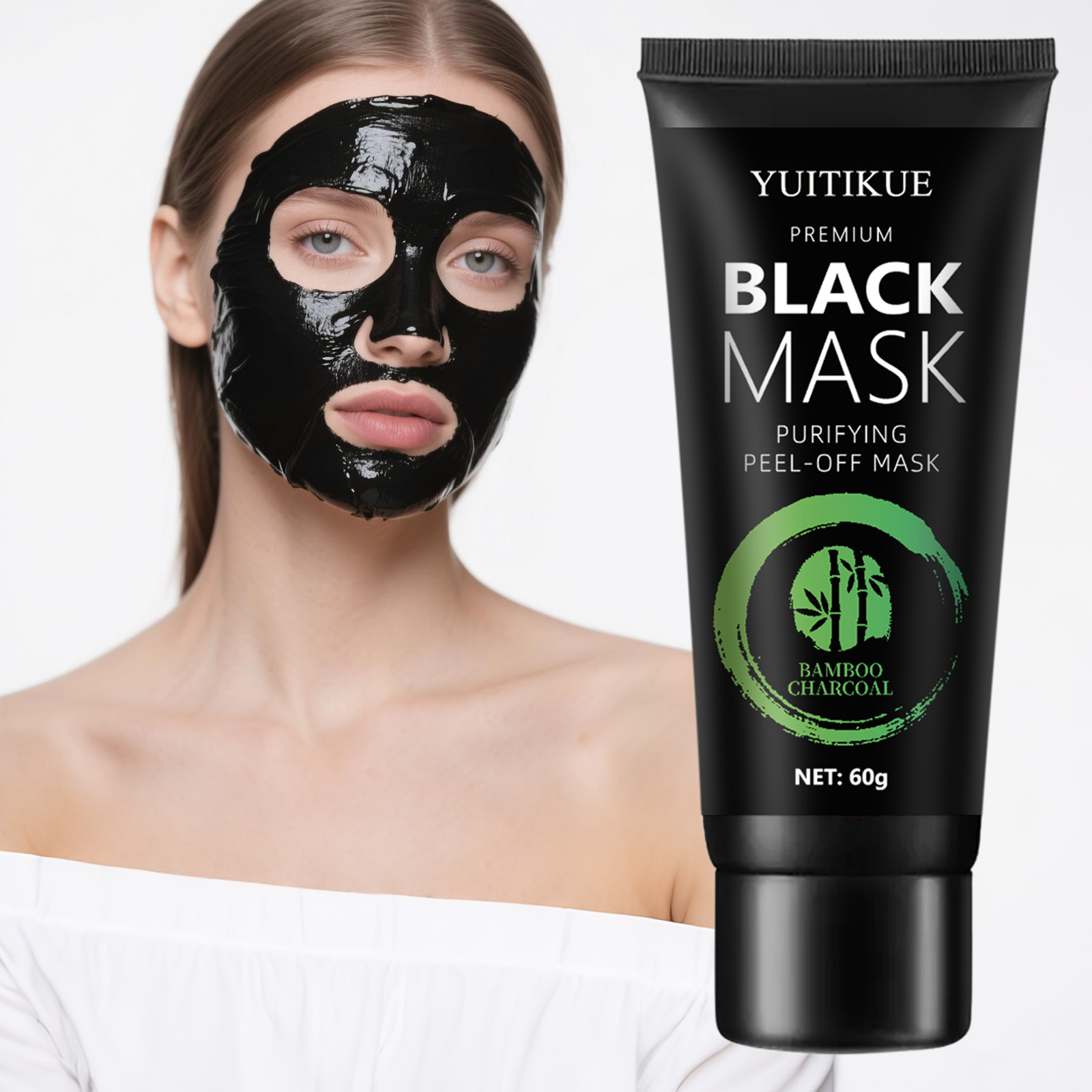 Premium Bambuskohle Schwarze P – Peptide Neck Cream Bewertung und Preis