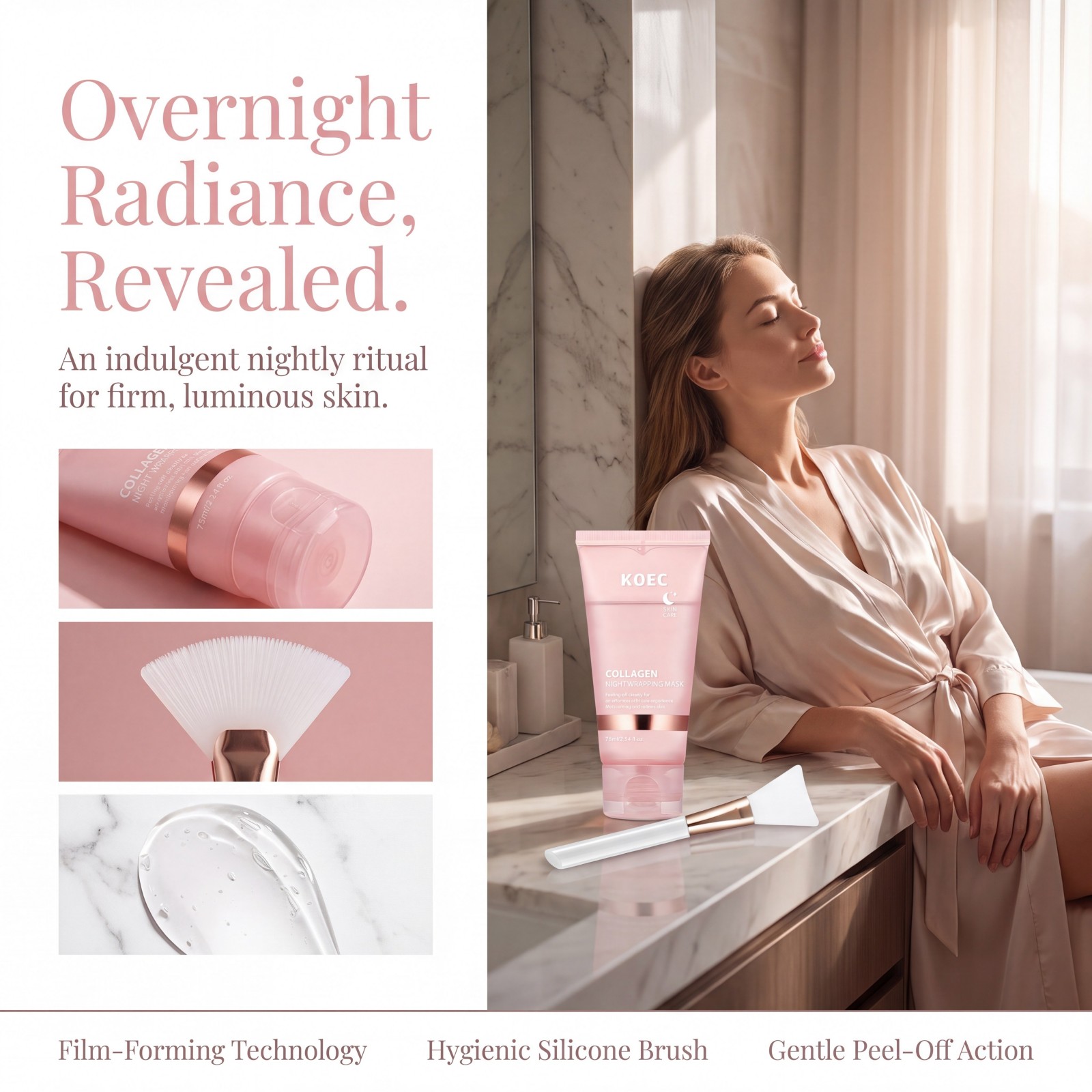Kollagen Overnight Peel-Off Ge – Peptide Neck Cream Bewertung und Preis