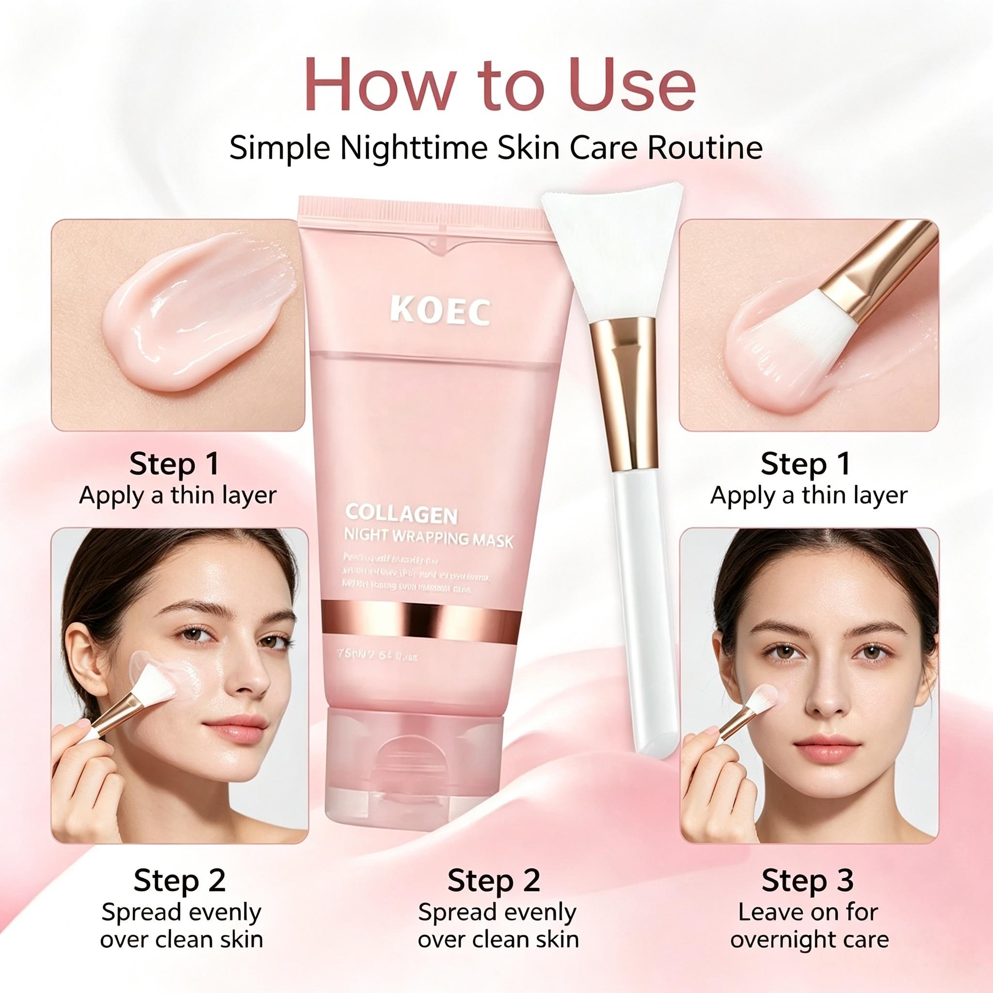 Kollagen Overnight Peel-Off Ge – Peptide Neck Cream Bewertung und Preis