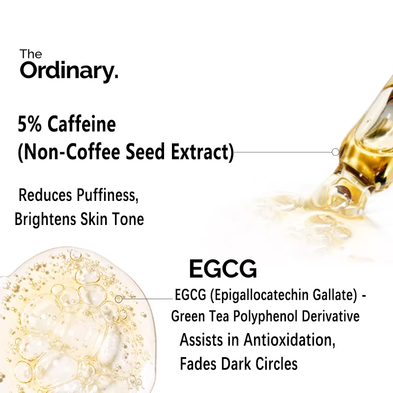 Koffein-Lösung 5% + EGCG 30ml  – Caffeine Eye Serum Bewertung und Preis