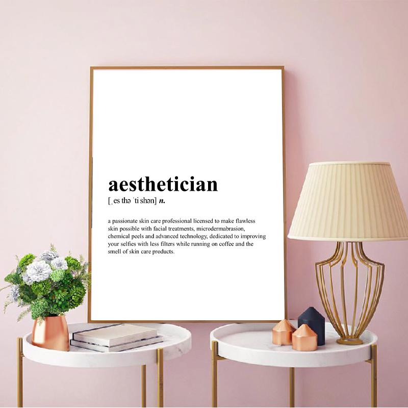 Kosmetikerin Definition Leinwa – Skincare Quote Bewertung und Preis