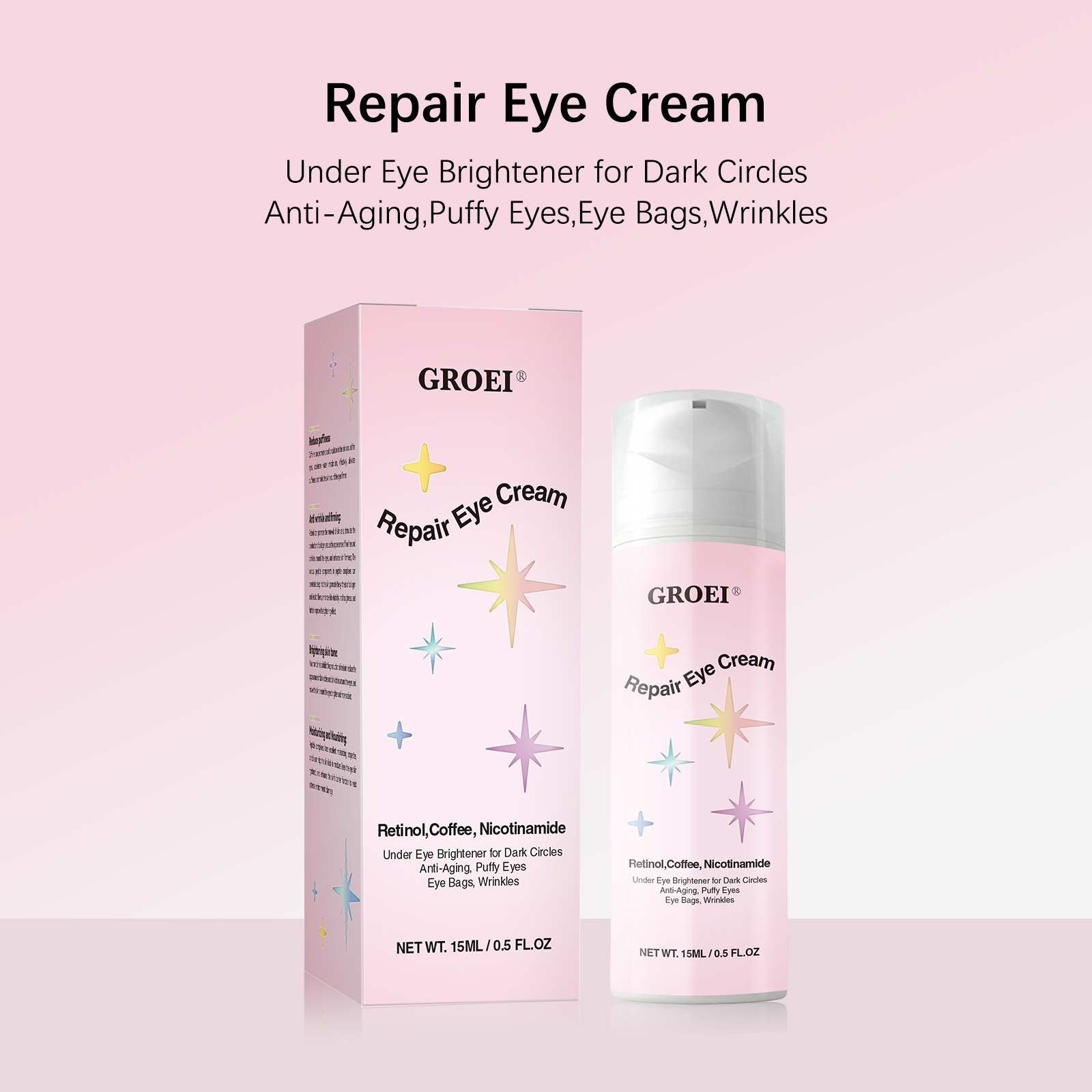 Augencreme 15ml Retinol Kaffee – Caffeine Eye Serum Bewertung und Preis